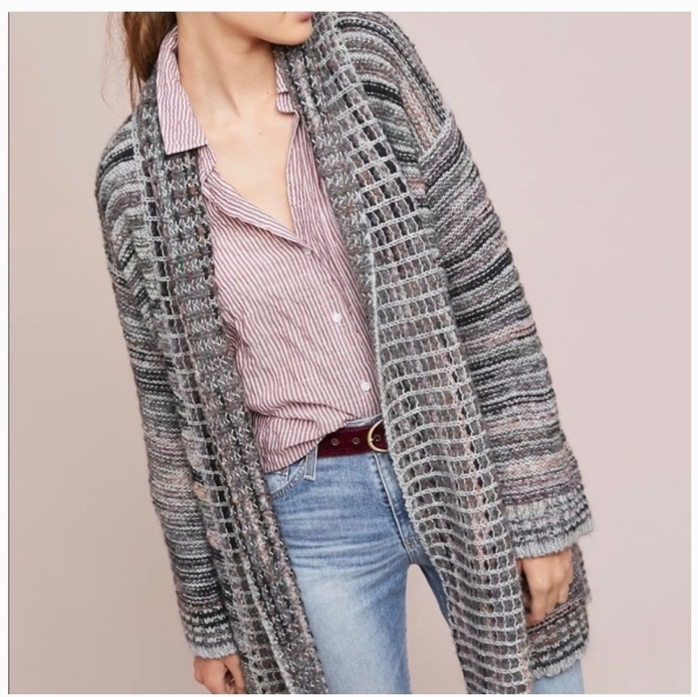 Anthropologie Akemi + Kin Wasilla Knit Open Front Cardigan